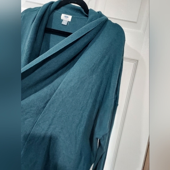 Old Navy Teal Blue Open Front Long Sleeve Cardigan in Size XXL - Picture 10 of 12